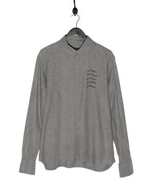 Louis Vuitton 2022 Grey Flannel L Vuitton Signature Shirt